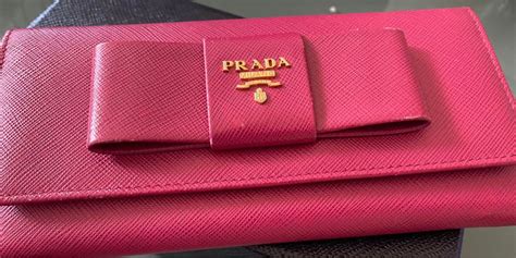 prada wallet with ribbon|prada small wallet price.